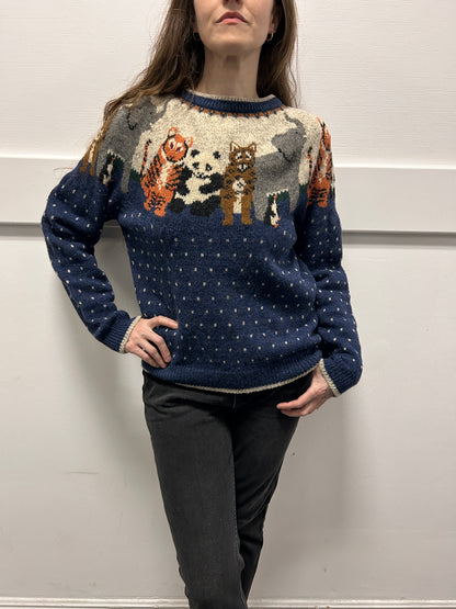 Wool Animal Sweater Selected by Cannonball and Tilly
