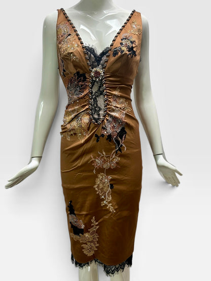 Copper wiggle Mandalay dress size 6