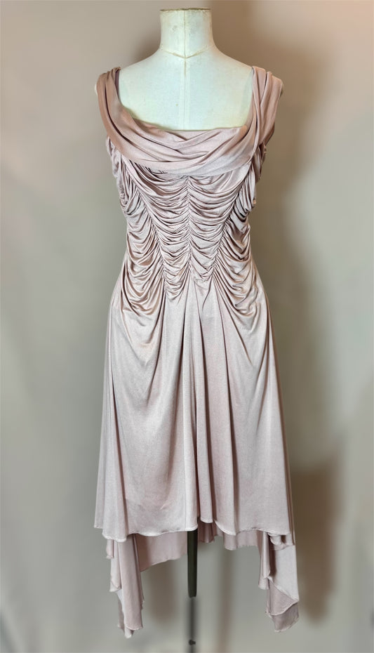 Y2K Deadstock Mandalay Dress – Light Pink, Size 6