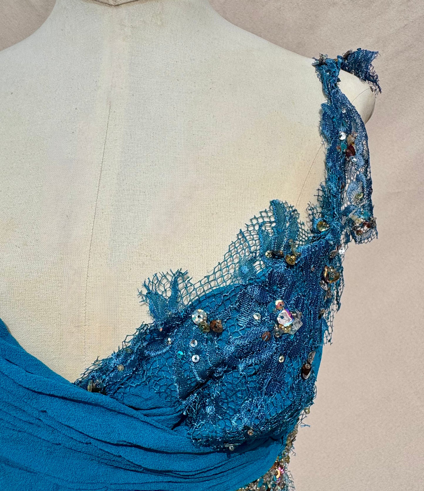 Y2K Mandalay Deadstock Midi Dress — Size 6